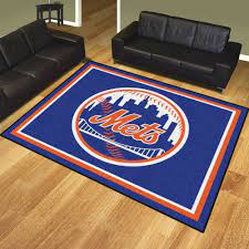 new york mets area rug 8 x 10 nylon