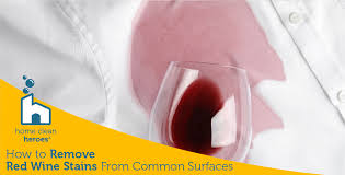 how to remove red wine stains from