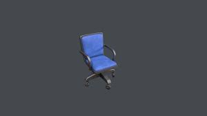 36 to 39 read more Blue Leather Desk Chair 3d Asset Cgtrader