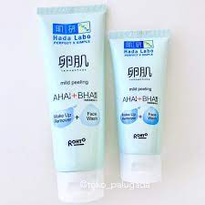 Aha+bha mild exfoliating face wash 130g. Hada Labo Tamagohada Mild Peeling Makeup Remover Face Wash 50ml 100ml Shopee Indonesia