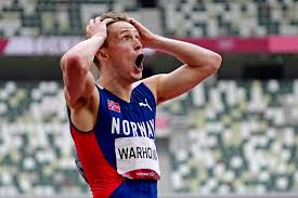 Den norske løber karsten warholm har torsdag sat ny verdensrekord på 400 meter hækkeløb. Jrfpdvohtdtq4m