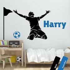 Football Personalised Wall Art Sticker