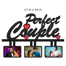 perfect couple wooden mdf photo frame