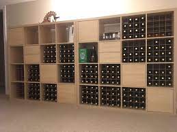 ikea wine rack from kallax shelf