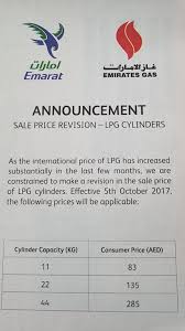 The gas price ranking visualizes gasoline data from 61 countries. Lpg Cylinder Prices To Increase In Uae News Khaleej Times