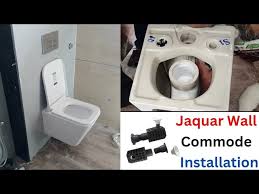 Install Jaquar L Key Wall Hung Commode