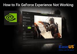 how to fix geforce experience not