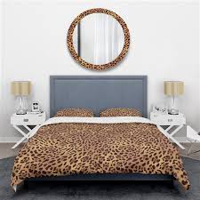 Leopard Fur Safari Iii King Duvet Cover