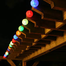 Solar Chinese Lantern String Lights