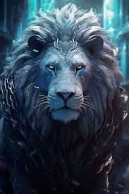 premium ai image white lion creature