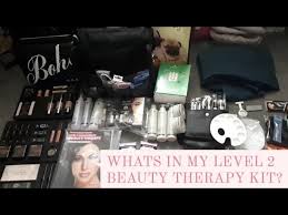 whats in my level 2 beauty therapy kit