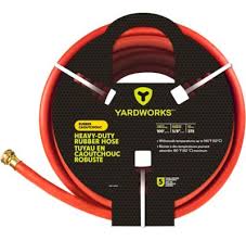 Yardworks Rubber Garden Hose 100 Ft