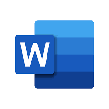 Microsoft Word logo vector 02