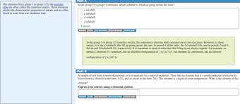 solved the elements from group 3 to