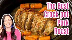 crock pot pork roast and video with