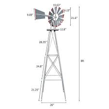 Vingli 8 Ft Ornamental Windmill