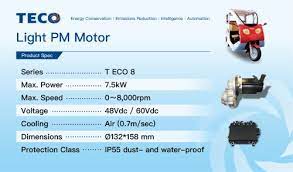 light pm motor teco electric