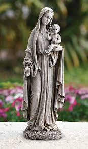Madonna And Child Garden Statue