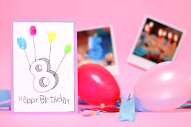 Origami für grobmotoriker … oder für die ganz kleinen: Diy Fingerabdruck Geburtstagskarten Geburtstagskarte Basteln Kinder