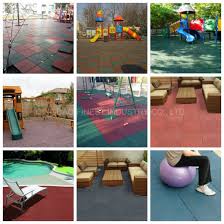 china outdoor rubber flooring tile for
