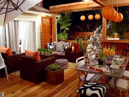 decorating living room with orange red