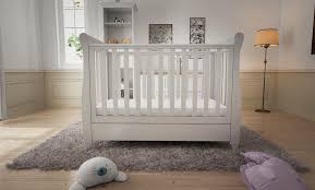 Off Babymore Eva Sleigh Cot Bed Set