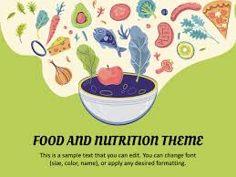 food and nutrition powerpoint template