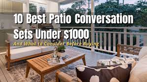 10 best patio conversation sets under