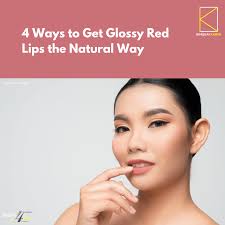4 ways to get glossy red lips the