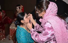 bride during m marriage ceremony