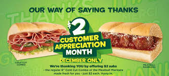 subway deal 2 cold cut combo and