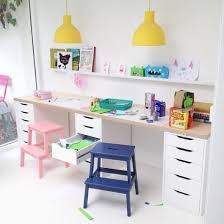 It is a divider mounted desks and highlights a simple design, so it can coordinate other furniture in the room and does not occupy space on the floor. Best 25 Kid Desk Ideas On Pinterest Kids Desk Areas Kids With Regard To Modern House Kids Work Desk Ideas Ikea Kids Desk Colorful Kids Room Kid Room Decor