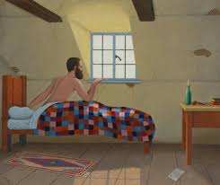 Αποτέλεσμα εικόνας για man in bed paintings