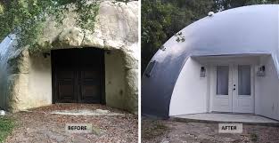 monolithic dome exterior restoration in
