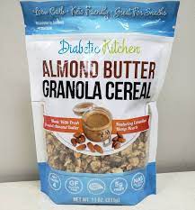 The best diabetic granola recipes. Available At Netrition Com New Flavor Of Diabetic Kitchen Granola Cereal Almond Butter Flavor Has Just 4g Net Carbs Mad Granola Cereal Granola New Flavour