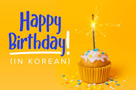 happy birthday in korean plus