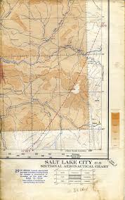 Vintage Aeronautical Chart Salt Lake City U 3 Sectional