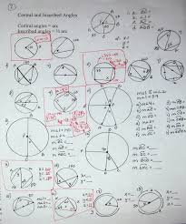 3 frightened 4 tired 5 bored 6 worried 7 interesting 8 annoying. Unit 10 Circles Homework 4 Inscribed Angles Answer Key Wilson Honors Pre Calculus And Trigonometry Home