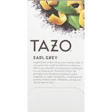 tazo black tea earl grey bags 20 each