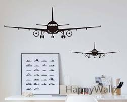 large airplane wall sticker 3d