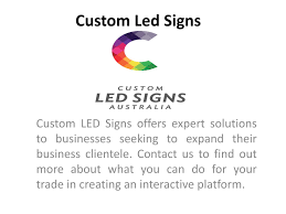 Outdoor Lighted Business Signs Customled Signs By Customled