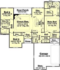 Plan 56904 Three Bedroom Home Plan
