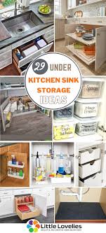 29 under kitchen sink storage ideas to