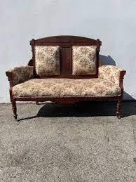 Antique Victorian Sofa Loveseat Settee