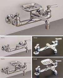 Wall Mount Faucet For A Kitchen Sink