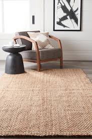 woven jute khaki indoor solid area rug