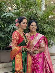 nauvari saree makeup look by pallavi kadale