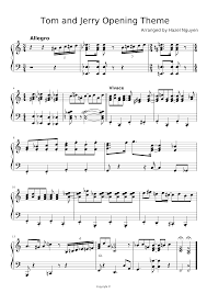 Tom and Jerry Opening Theme Piano Cover Sheet music for Piano (Solo)