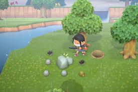 how to move rocks in animal crossing