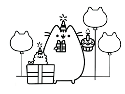Description:pusheen returns in a delightful coloring book perfect for fans of i am pusheen the cat. Pusheen Coloring Pages Free Printable Coloring Pages For Kids